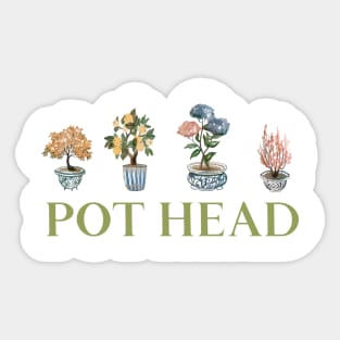 Pot Head Sticker